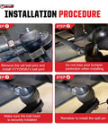 Installation steps for Club Car DS Tie Rod Ends Kit With Grease Fitting For 1976 Through 2008 Gas And Electric Golf Carts