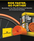 Ultra Lightweight TPU Inner Tube For Road And Gravel Bikes 700x18-32 With 65mm Presta Valve Fits 18C To 32C, rolled tube and packaging