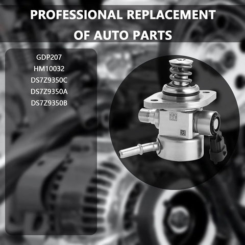 Ford Escape 2017 2019 And Fusion 2014 2020 1.5L L4 High Pressure Fuel Pump Replacement Direct Fit Plug And Play DIY