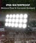 Best Bang For Your Buck 100W LED Flood Light, 10000 Lumens Outdoor Security Light, IP66 Waterproof in rain