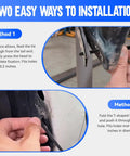 Two installation methods for 200 Pcs Nylon Universal Cable Tie Buckles Zip Ties For Auto And Home Use Dope Car Style Fasteners.