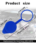 Blue Plastic Windshield Washer Fluid Reservoir Cap With Tether Strap For Ford Focus 2012 2018 Direct Replacement Part 54009