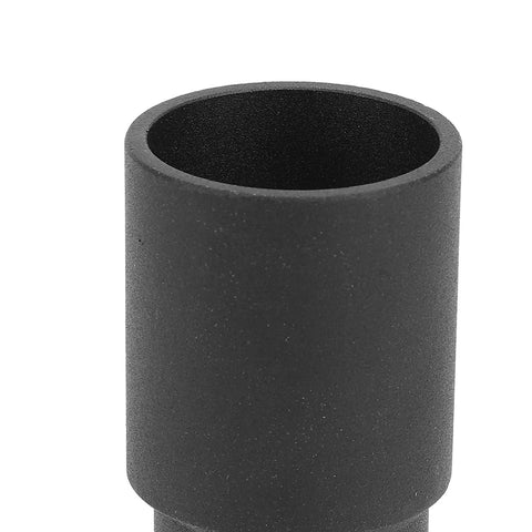 Close-up of Three Inch Lift Bottle Jack Extension For Six Ton Jacks, Beefy Heavy Duty Iron Stackable Lift Adapter cylinder.