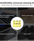 Universal Cleaning Gel For Keyboards Electronics Gadgets Cars And More Safe Dust Remover Kit 160g shown with uses