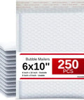 250 Pack 6x10 Inch Bubble Mailers Poly Self Seal Padded Envelopes Waterproof Gray Cushion Shipping Mailers For Documents And Small Items Durable Weatherproof Protection