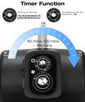Control panel showing timer settings on Air Mover Blower Fan 2000 CFM, One Third HP Workhorse Carpet Dryer With Timer, 3 Speed Settings.