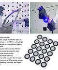 200 Pcs 3D Scanning Markers 12mm Inner Diameter, 19mm Outer Diameter, High Reflectivity Waterproof Dots For Motion Capture And Gait Analysis, Precise 3D Positioning Targets With Reflective Technology on sheet