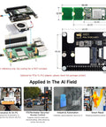 M.2 AI Accelerator Module With Hailo-8 26TOPS For Raspberry Pi 5, Real Time Edge Inference, Low Latency, Ultra Low 2.5W, Linux And Windows Compatible, Module Only, Supports TensorFlow And More.