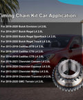 Timing Chain Kit With VVT Sprockets For 2013 2020 Cadillac ATS CTS Malibu Buick Regal Envision car compatibility list with sprocket