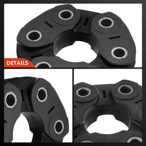Beefy BMW Drive Shaft Coupler Flex Joint Propshaft Replacement For BMW X5 X3 320i 323i 325i 328i 330i 525i 528i 530i 535i M3 M6 X6 Z3 Z4 Jaguar Volvo Rolls Royce Replace 26111209168