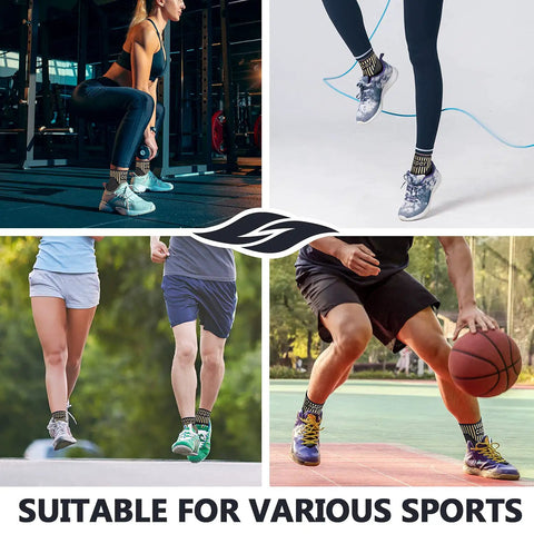 Copper Infused Ankle Brace For Men And Women Pair With Pain Relief For Plantar Fasciitis Sprained Ankle Achilles Tendon Recovery And Sports Support for jogging, gym workouts and basketball.
