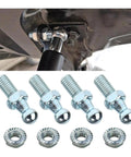 4 Pack Heavy Duty 10 Mm Ball Stud With Nuts For Gas Spring Strut Fittings 5/16-18 Thread 9/16 Inch Long Shank installed