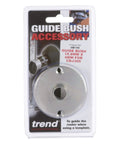 Heavy Duty Steel Guide Bush Measuring One Fifty Eight Millimeters in packaging for router template guide use.
