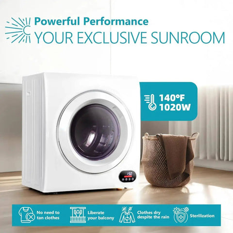Heavy Duty Electric Washer Dryer Combo 2 In 1 Boasting Whisper Quiet Dry Mode And Bulletproof Leak Seal To Make Your Weekly Laundry Hustle Feel Like A Breeze In Modern Green, compact design with visible control panel.