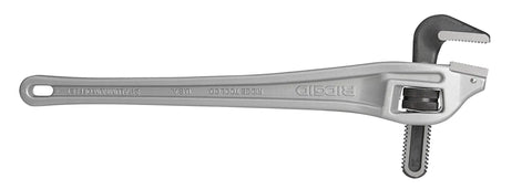 24 Inch Aluminum Offset Pipe Wrench With Narrow Hook Jaw For Tight Spots And Angles Lightweight Yet Durable Beast Of A Plumbing Tool For Confined Spaces