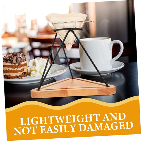 Heavy Duty Reusable Stainless Steel Coffee Filter Holder With Secure Drip Rack And Premium Filter Cloth Set For A Smooth Daily Grind Setup At Home Or Office, displayed with coffee.