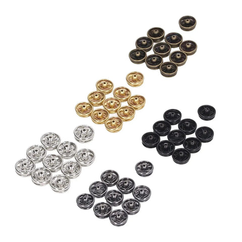 100 Pack 5mm Mini Metal Snap Buttons Fasteners In Five Colors Anti Rust Lightweight And Durable Easy To Use And Carry Ideal For Sewing Projects