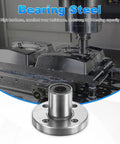 LMK6UU Linear Ball Bearing 6mm Bore 12mm OD 19mm Long With 3.5mm Hole Double Side Rubber Seal 4 Pack Round Flange Bushing CNC Machine