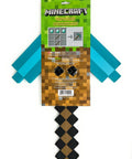 Back view of packaging for Minecraft Diamond Pickaxe Foam Prop 46cm EVA Foam Dope Replica Officially Licensed for Cosplay Display and Collecting