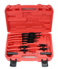 10 Piece Snap Ring Pliers Set For Internal And External Circlip Pliers Retaining Ring Pliers Quick Conversion Thumbscrew With Pivoting Jaws
