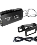 Tip 2 Keychain Flashlight With 720 Lumens USB Rechargeable EDC Pocket Light Ultra Compact With LumenTac Charging Cable and Clip