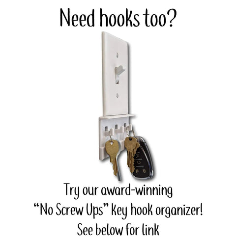No-Screwups Remote Control Holder Wall Mount Installs In Seconds With No Damaging Screws Or Tape Keeps TV Ceiling Fan And Roku Remotes Right By The Light Switch For Quick Hassle-Free Remote Organization