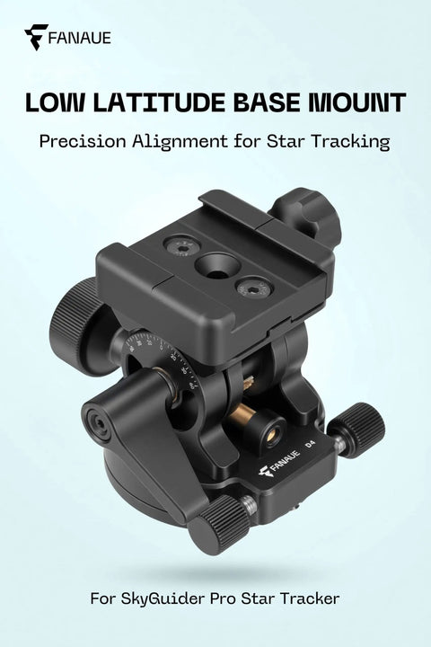 SkyGuider Pro Base Mount For Star Tracker Low Latitude Version with CNC aluminum base for precise polar alignment