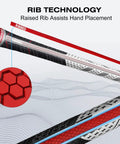 Back Rib Golf Grips Set Of 13 For Pro Level Control, Hybrid Multi Compound Rubber And Cord Construction, Standard To Midsize, 0.600 Core, 10.6 Inch Length, Five Color Options Including Gray, Slip Resistant Feel For All Clubs. Rib technology golf grips with raised rib detail and textured surface.