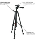 BT 150 Compact Tripod With Extendable Height For Line Lasers Point Lasers And Laser Distance Measures with adjustable crank and legs