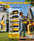 2 In 1 Cordless Pole Saw And Chainsaw For 20V Max Battery Not Included Tool Only with battery compatibility chart