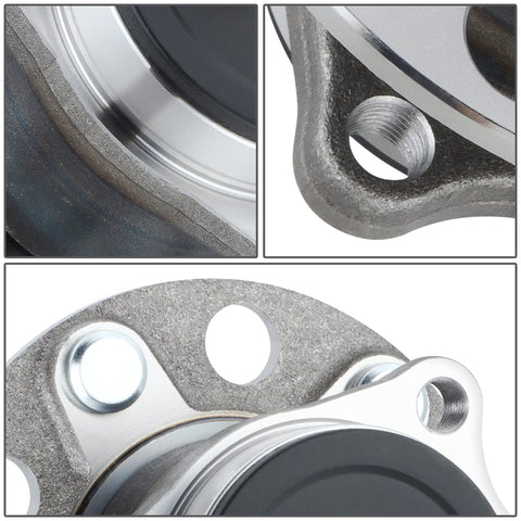 Close-up of Rear Wheel Bearing Hub Assembly For 2008 Through 2017 Mitsubishi Lancer 2WD, 2011 Through 2012 Outlander