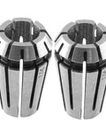Two Pack ER11 Collets 1/4 Inch Spring Collet Chuck For CNC Engraving Machines And Milling Lathes Heavy Duty Pro Grade High Precision Tooling
