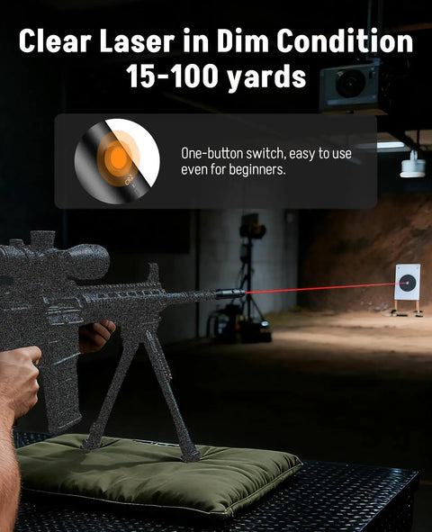 Laser Bore Sight Kit With 32 Adapters Red And Green Laser Sighting Universal Caliber Fit target alignment demonstration