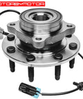Front Wheel Bearing And Hub Assembly For 4WD Trucks And SUVs With 8 Lugs And ABS Heavy Duty Fit For Chevy Silverado 1500 2500 3500