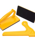 Five Piece Jointer Safety Kit With Push Blocks And Push Sticks For Woodworking, yellow push blocks and stick, safety gear