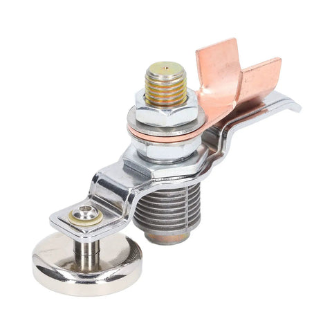 Xixian 600A Heavy Duty Welding Ground Clamp with Super Strong Magnet, Thickened Brass Nose and sturdy metal components.