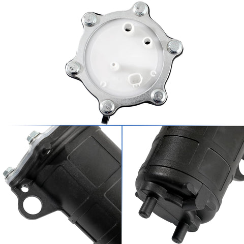 Fuel Pump Replacement For Rancher 420 ATV TRX420 2007 Through 2014 And Foreman 500 TRX500 2012 Through 2013 TRX700XX 2008 Through 2009 OE Part 16700 HP5 602 Direct Fit Plug And Play Fuel Pump Assembly Not For Rubicon Models Premium Aftermarket Quality. Close-up view of fuel pump parts.