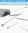 180 Piece Premium 304 Stainless Steel Cotter Pin Set With Six Size Assortment Heavy Duty Pins for Automotive Machinery Lawn Mowers
