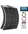 1000W Flexible Solar Panel Kit With 2x500W Monocrystalline ETFE Panels And 50A MPPT Smart Charge Controller, 12V-36V System