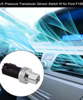 Ford AC Pressure Switch Sensor Replacement For F150 FSeries Expedition Escape Focus Fiesta Lincoln OEM Style 100 Percent New Compatible With 6F9Z19D594AA 6F9319D594AA YH1704 installed in vehicle dashboard