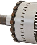 GM Automatic Transmission Output Shaft 24251229 OEM Grade Replacement Part for Chevy Buick GMC Cars and SUVs, Heavy Duty Steel Shaft, Precision Fit, Durable Gear Shaft Rebuild for Smooth Shifts. Side view of splined steel transmission output shaft