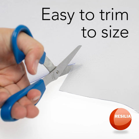 Cutting Heavy Duty Waterproof Closet Shelf Liner For Wire Shelving 20 Inch Wide By 25 Foot Long Clear PVC Cover with scissors