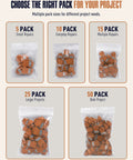 Image showing various pack sizes of Heavy Duty Two Port Wire Connectors Aluminum And Copper Screw Terminal Pre Filled With Oxide Inhibitor.