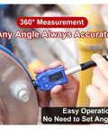 Portable Digital Leeb Hardness Tester And Durometer For Steel Metal Testing With Dual Coil Technology delivering accurate 360° readings.