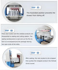 2 In 1 Commercial Shrink Wrap Sealer And Cutter No Sweat Plastic Film Sleeve Packing Machine Heavy Duty 220V Workhorse for sealing bottles.