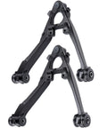 Front Lower Control Arm With Ball Joint Assembly Left And Right For 2007 To 2016 Cadillac Escalade ESV EXT Avalanche Suburban Tahoe Yukon GMC Sierra 1500 Silverado 1500 Beefed Up Heavy Duty Replacement Kit, showing cast iron arms.