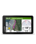 Zumo XT3 4.7 Inch Motorcycle GPS Navigator display showing Collins Landing Rd and lean angle tracking