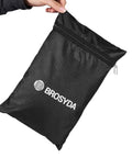 All Weather Waterproof Patio Chair Covers 2 Pack Heavy Duty 600D Oxford Cloth in black storage bag with zipper and logo