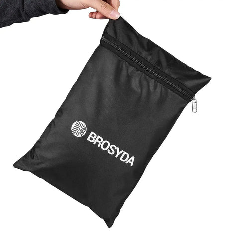 All Weather Waterproof Patio Chair Covers 2 Pack Heavy Duty 600D Oxford Cloth in black storage bag with zipper and logo