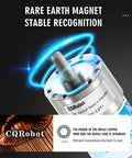 Beefy Metal DC Geared Down Motor With Thirty To One Gear Reduction 37 By Sixty Seven Point Five Millimeter, features rare earth magnet